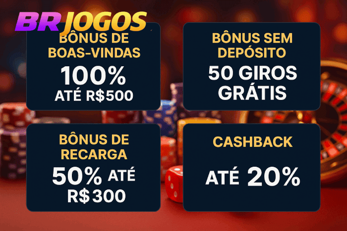 Bônus de cassino móvel BRJOGOS com apostas online