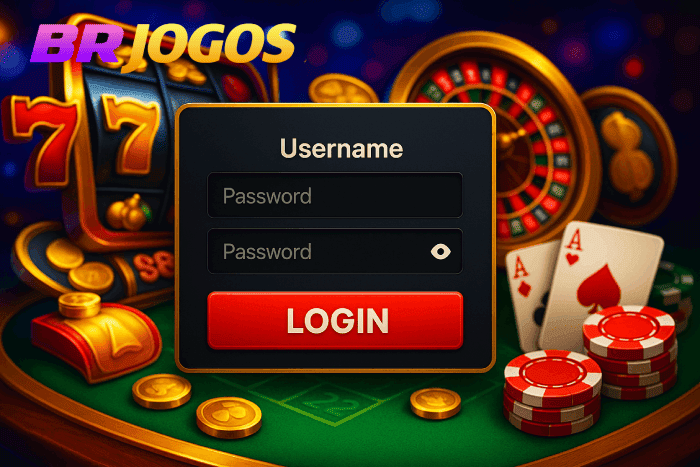 Acessar conta no Cassino BRJOGOS Brasil